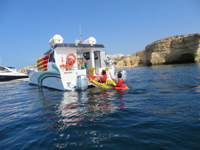 Portimão: Private Benagil Caves Catamaran and Kayak Tour - How the 2.5-hour schedule feels