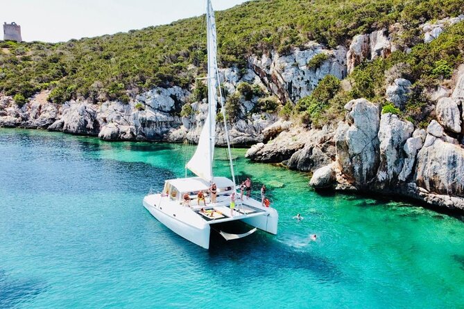 Porto Conte: Half-day catamaran tour with aperitif - Key points to know before booking