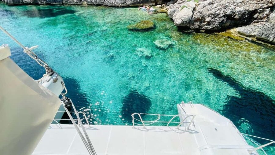 Porto Conte: Half-day catamaran tour with aperitif - What the $91 price really covers
