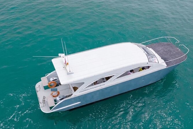 Premium Phi Phi, bamboo island tour Speed Catamaran - Pi Leh Lagoon and its clear water