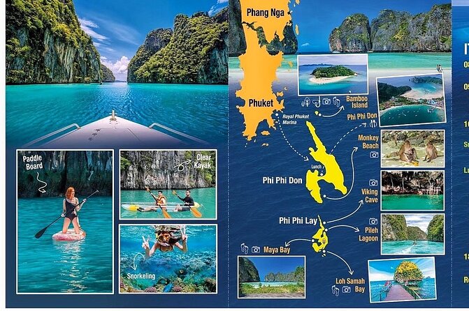 Premium Phi Phi, bamboo island tour Speed Catamaran - Monkey Beach and the final snorkeling session