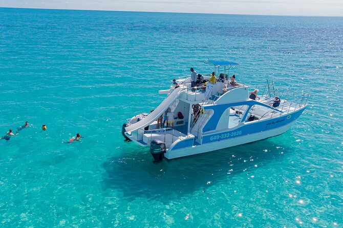 Private 4-Hour Catamaran Tour from Providenciales in Turks and Caicos - Half Moon Bay: the main beach stop
