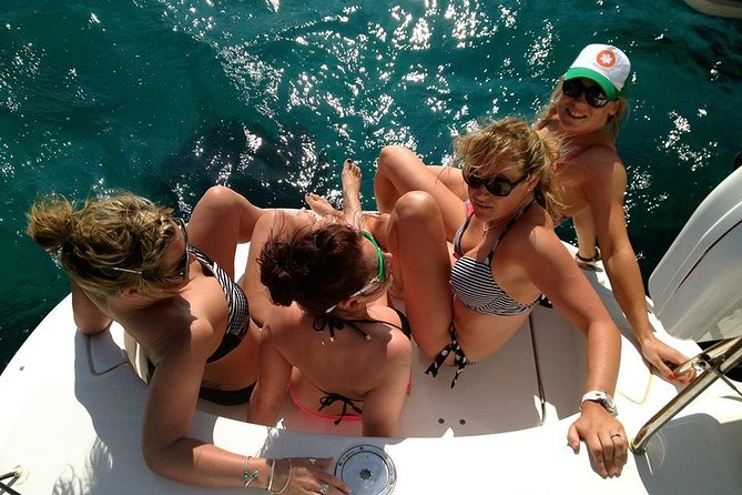 Private Catamaran Beach Hopping in Ibiza - Platja des Jondal and the sunset plan