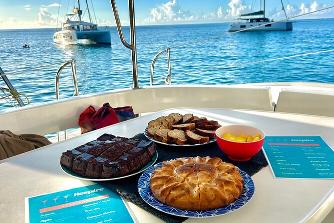 Private Catamaran Excursion in Anguilla with its Turquoise Waters - Breakfast begins the eight-hour sailing day