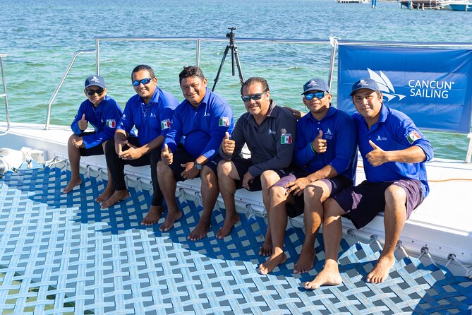 Private Catamaran from Cancun to Isla Mujeres | For up to 100 pp - The return sail can turn into a sunset outing