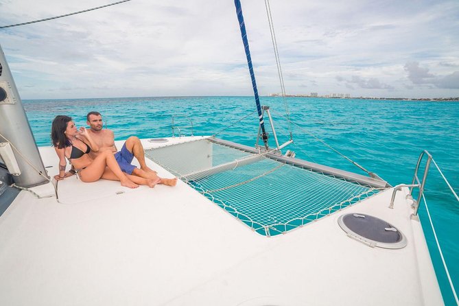 Private Catamaran from Cancun to Isla Mujeres | For up to 30 pepl - Price, reef tax, and group value