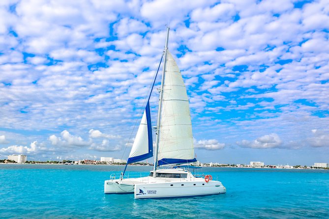 Private Catamaran from Cancun to Isla Mujeres | For up to 30 pp - What this Cancun catamaran day is really like