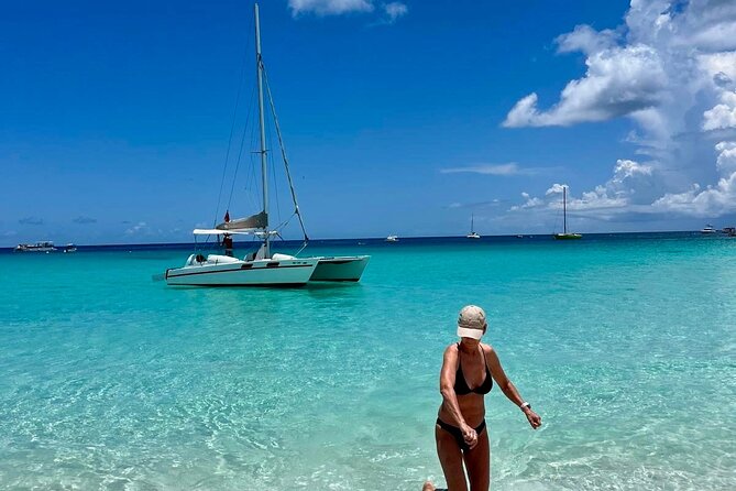 Private catamaran sail & snorkel - The snorkeling portion: coral, fish, rays, and wrecks
