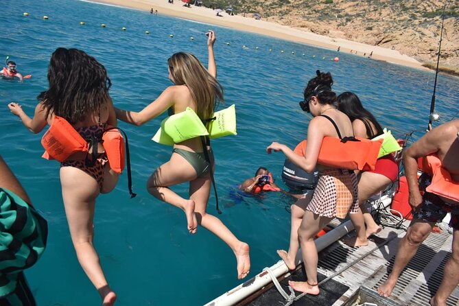 Private Catamaran Snorkeling Cruise in Los Cabos - Food, snacks, and the open bar
