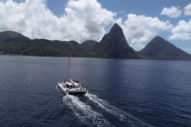 Private Catamaran Sunset Cruise from St Lucia for Up to 15 Guests - The two-hour pace