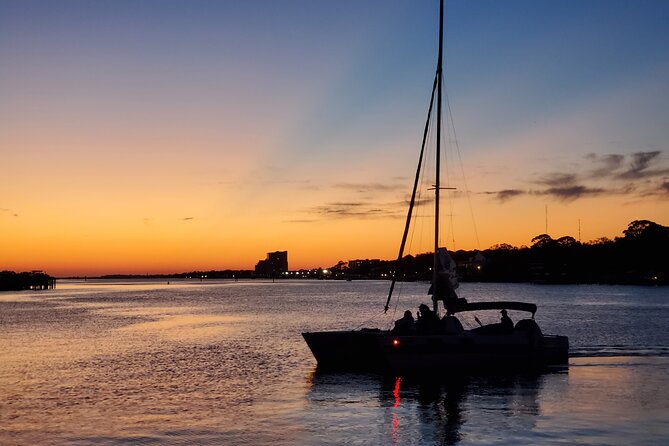 Private Catamaran Sunset Cruise with Dolphin watching - Setting sail from Okaloosa Island