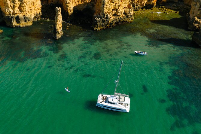 Private Catamaran Tour Lagos Coast and Ponta da Piedade - A Comfortable Catamaran for Coast Watching