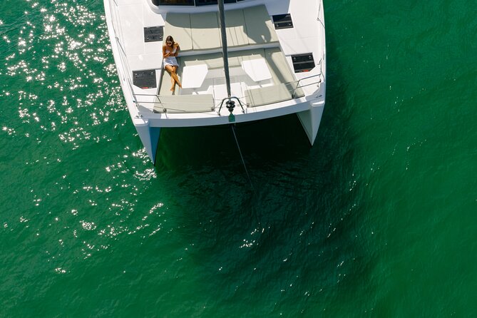 Private Catamaran Tour Lagos Coast and Ponta da Piedade - The Calm Bay Stop for Swimming and Paddleboarding