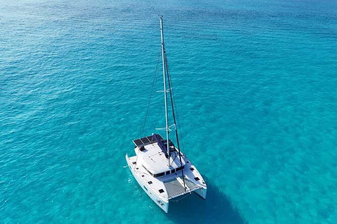 Private Catamaran Tour Super to Isla Mujeres - Snorkeling near Meco reef and the northern beach