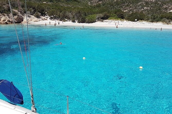 Private Catamaran Tour to the Maddalena Archipelago from Porto Rafael Palau - Sardinian food and drinks served on board