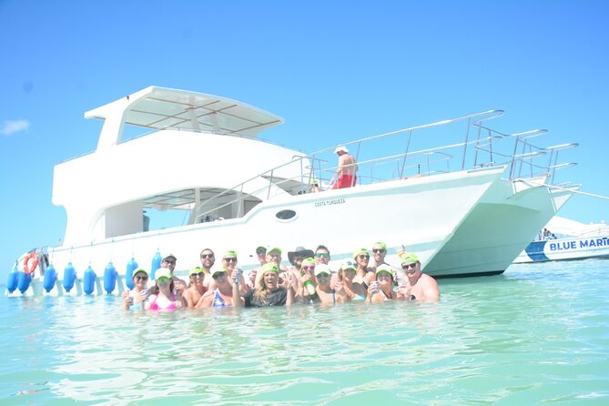Private Catamaran with Sound system, Slide, Open bar & Snorkeling - The natural pool, sand bar, and floating bar