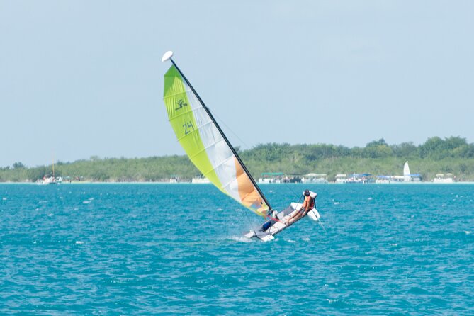 Private Eco-Tour on a Recreational Catamaran with Kayaks Included - Swimming in Bacalar’s clear water