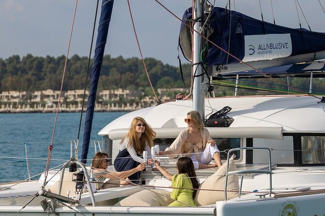 Private Full Day Cruise in Corfu on Lagoon Catamaran - Strogylo Beach gives you the longest swim stop