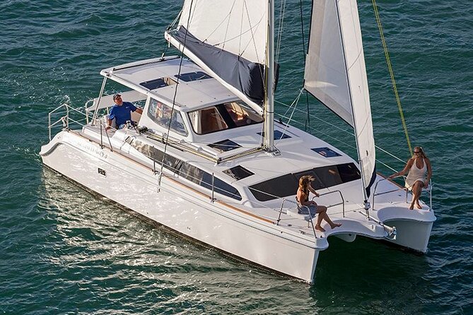 Private Full Day, Fun Day Aboard SY Mazu - Luxury Gemini Legacy Catamaran - Setting out from Red Hook aboard SY Mazu