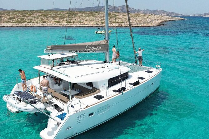 Private Half Day Catamaran Cruise - Finding Naxos from the water
