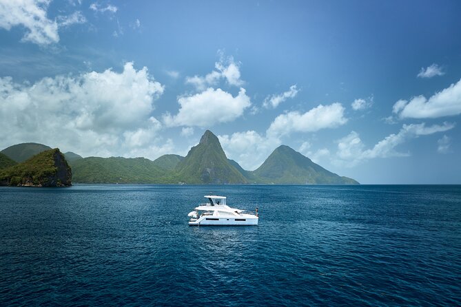 Private Half-Day Luxury Catamaran Experience - Cruising past Anse La Raye