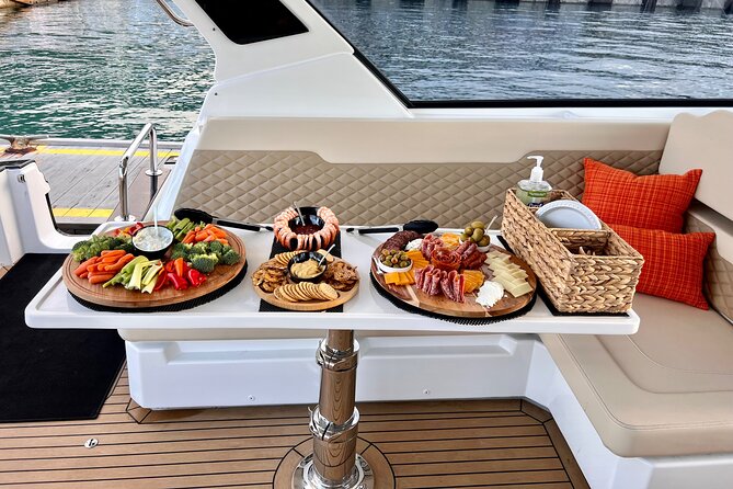 Private Luxury Catamaran Champagne Sunset Cruise - Returning through Charlotte Amalie after dark