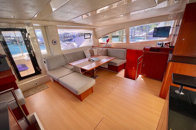 Private Luxury Catamaran Charter in Nassau - Rose Island’s white sand and clear water