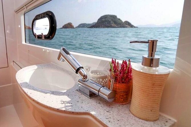 Private Luxury Catamaran Half Day Charter - Easy Water Access and Useful Boat Comforts