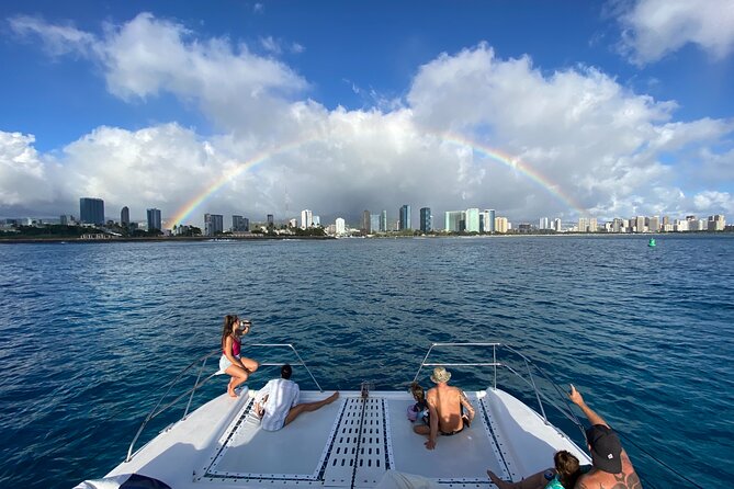 Private Sunset Catamaran Cruise in Waikiki - Sunset over Waikiki from the catamaran