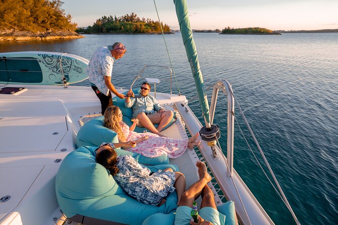 Private Sunset Charter on Elusive Catamaran - Sunset From a Private 44-Foot Catamaran