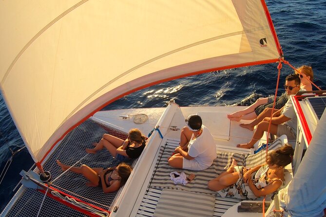 PRIVATE Sunset Cruise : Moorea Sailing on a Catamaran named Taboo - Beyond the outer reef and into open ocean