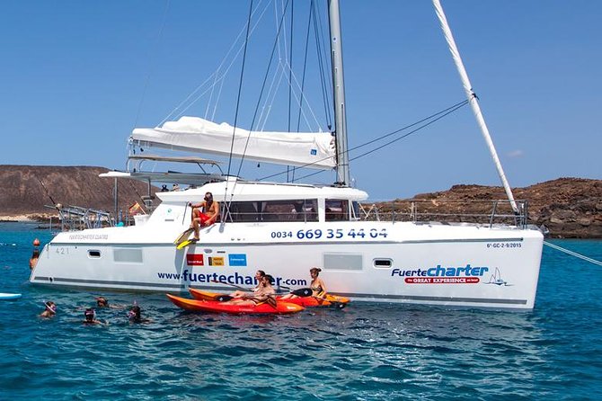 Private trips to Lobos Island in Catamaran Lagoon 421 - Starting in Corralejo and getting organized