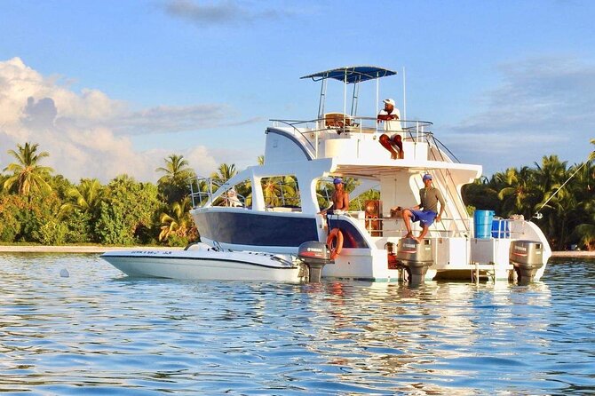 Private VIP Catamaran Party Boat Punta Cana Bavaro - The first stop: snorkeling over a coral reef