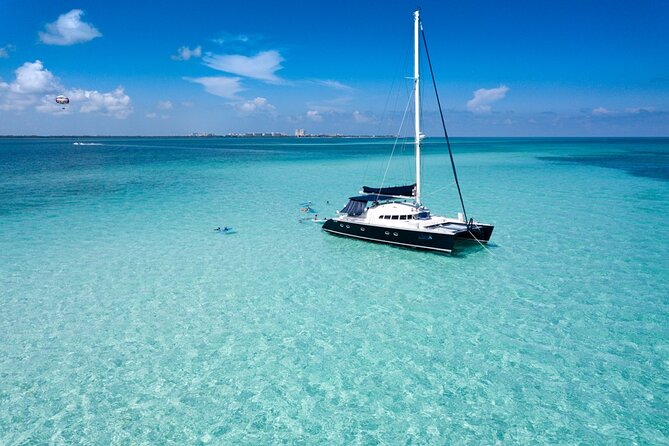 Puerto Morelos Secret Sandbar Catamaran Sail - Leaving Marina La Bonita at 12:30