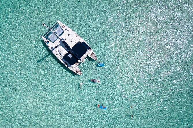 Puerto Morelos Secret Sandbar Catamaran Sail - The Secret Sandbar Stop