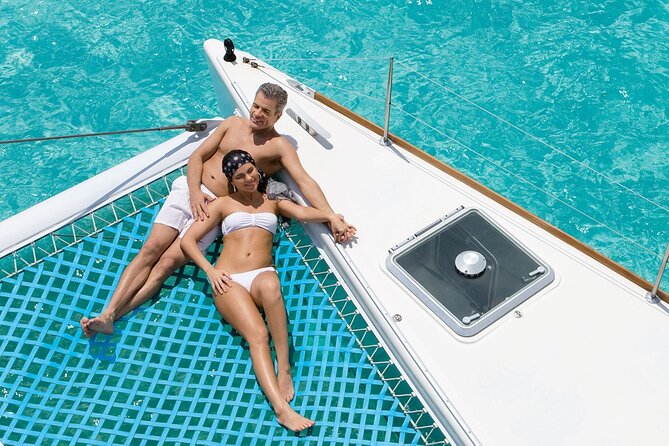 Puerto Morelos Secret Sandbar Catamaran Sail - Paddleboards, Mats, Showers, and Towels