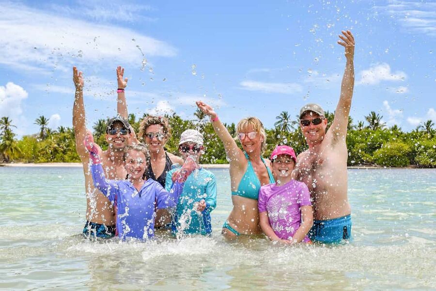 Punta Cana: Catamaran Family Tour - Kids’ show, snacks, and the open bar