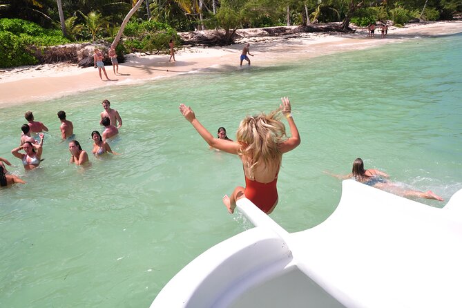 Punta Cana Catamaran Private Tour with BBQ and Natural Pool - The Natural Pool stop