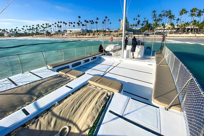 Punta Cana Private Catamaran with Snorkeling, Lunch & Open Bar - BBQ lunch served on the catamaran