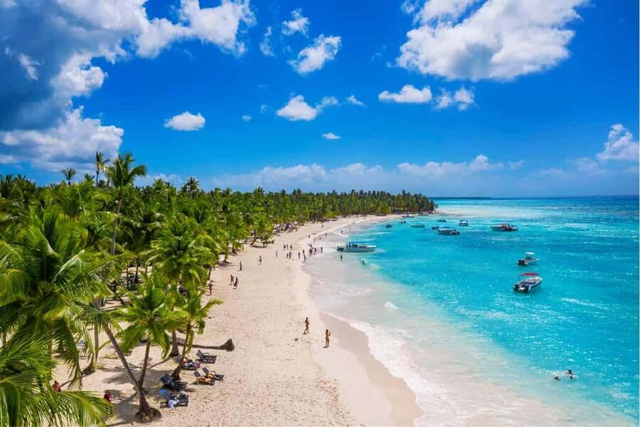 Punta Cana - Santo Domingo: Saona Island VIP Catamaran Tour - From Punta Cana to Bayahibe by road