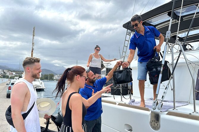 Rethymno Catamaran Cruise: Healthy Lunch & Open Bar - Gourmet Bites Before the Main Swim Stop