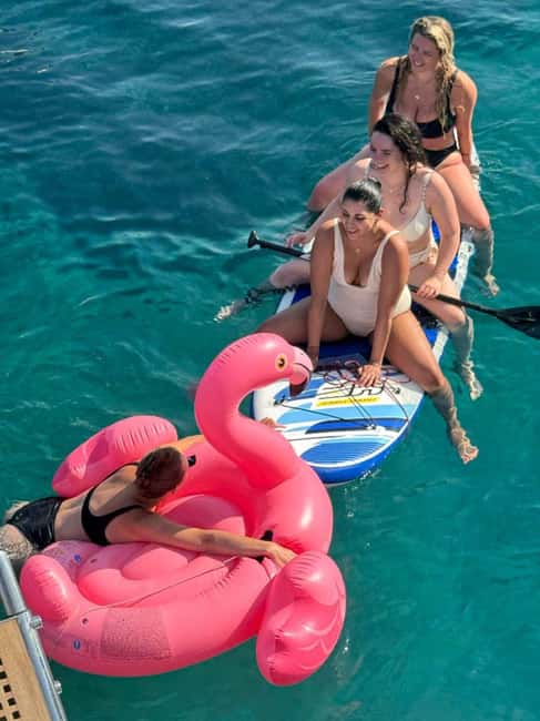 Rethymno Premium Catamaran Cruise: Healthy Lunch & Open Bar - Water activities, comfort, and practical limits
