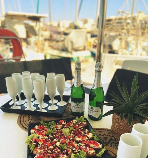 Rethymno: Sunset Catamaran Cruise - Sushi & Open Bar - The catamaran ride toward Skaleta