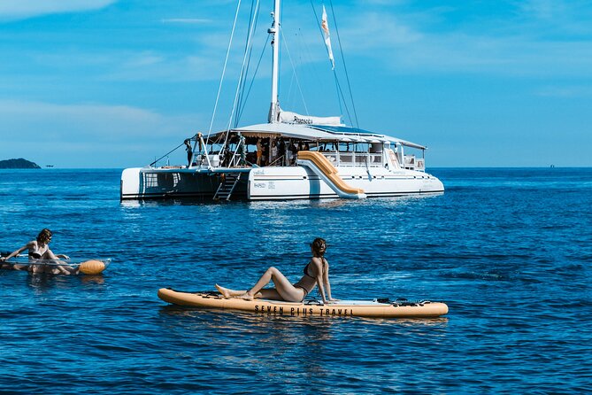 Rhapsody Phuket Coral & Racha Sunset Catamaran Cruise - The sunset return near Promthep Cape