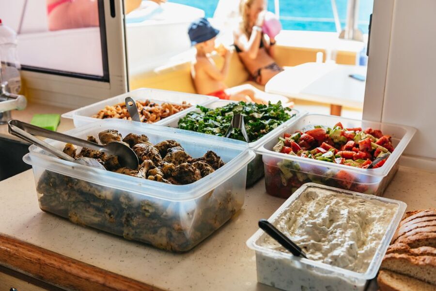 Rhodes: All-Inclusive Catamaran Cruise with Lunch and Drinks - Anthony Quinn Bay: the first clear-water swim