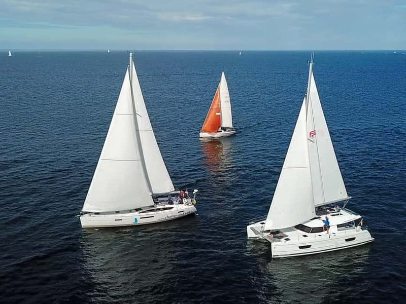 Rostock: Half-Day, Full-Day or Sunset Catamaran Cruise - Sunset sailing and the quieter mood