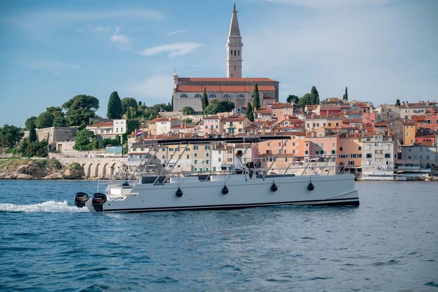Rovinj: Sunset & dolphin group tours with Catamaran - Setting out from Rovinj’s harbour