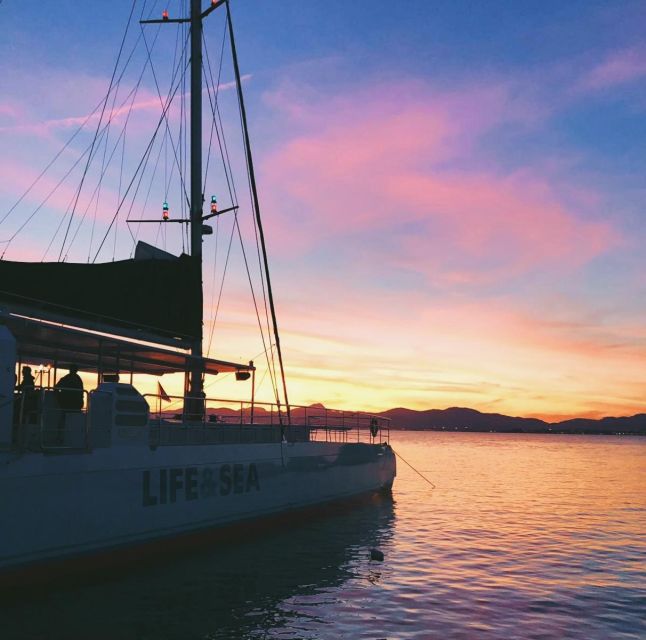 S'Arenal: Sunset Catamaran Cruise with BBQ - A BBQ with sea views