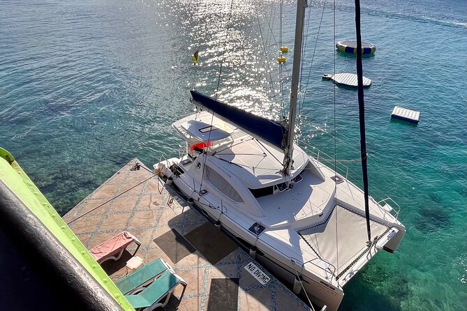 Sail Away in Montego Bay on a Private Catamaran - Leaving Doctor’s Cave Beach for Montego Bay’s coast