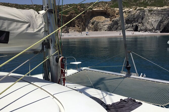 Sailing Catamaran day cruise - Rhodes with lunch & drinks - A private boat day rather than a fixed group outing